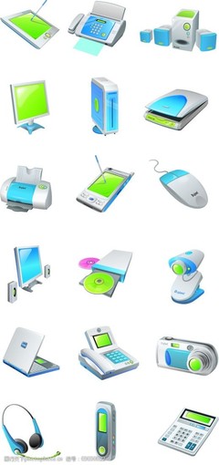 電子產品小圖標的設計與應用 可視化現代生活的象征